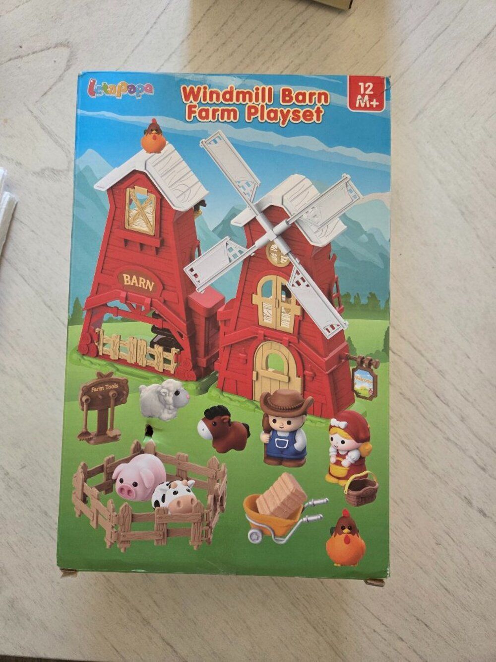 Windmill Barn Farm Playset Montessori Educational Toys